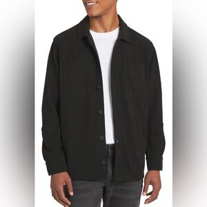 DKNY Men's Black Shirt Jacket